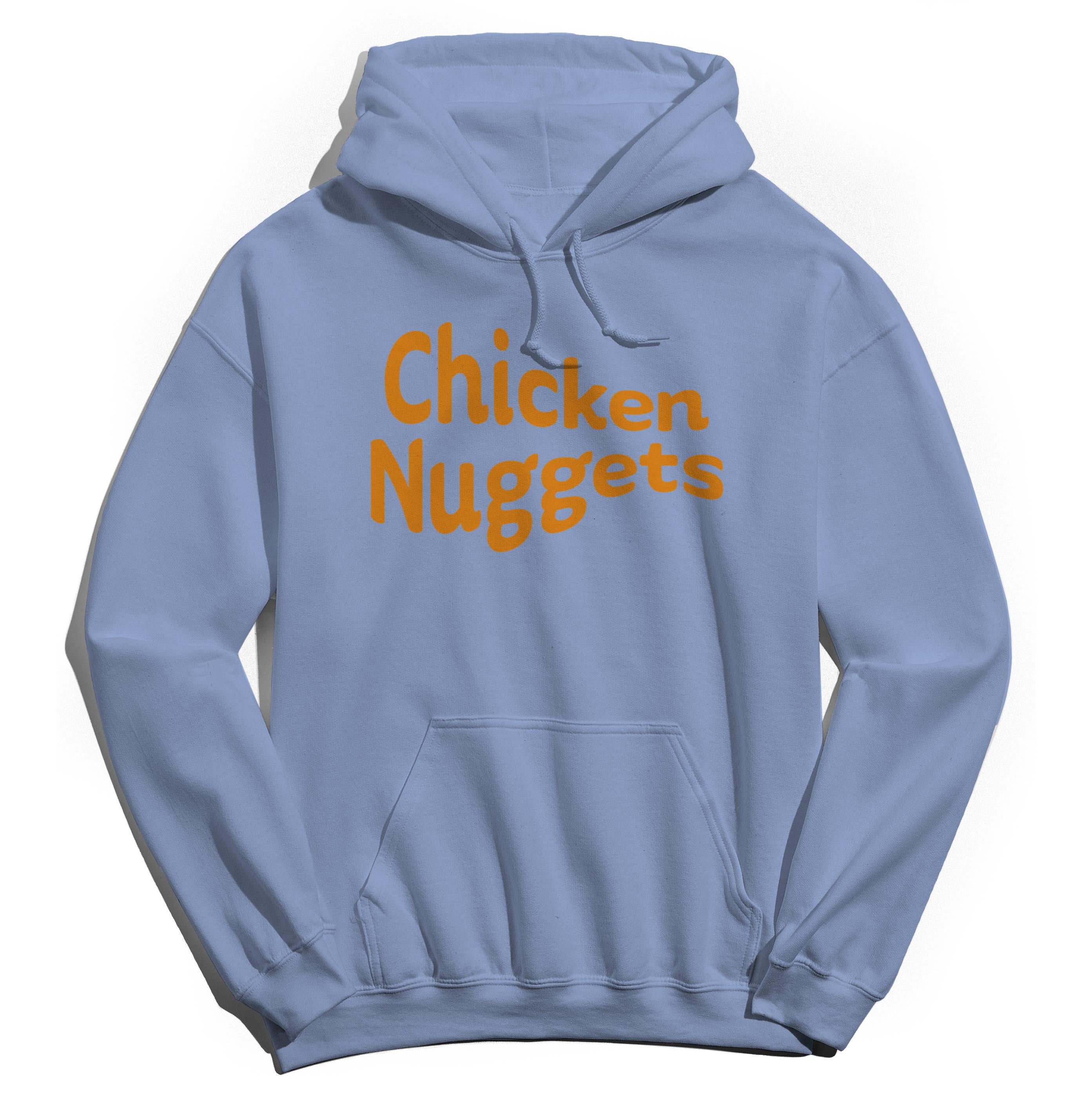 Chicken Nuggets Humor Graphic Navy Men's Crewneck Sweatshirt