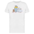 thumbnail image 1 of Chicken On The Trash Cartoon Tee Men's -Image by Shutterstock, 1 of 2