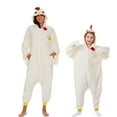 thumbnail image 1 of Chicken Onesie Kids CANASOUR Animal Cosplay Christmas Pajamas Polyester Suit for Girls and Boys 6-8 Years, 1 of 6