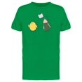thumbnail image 1 of Chicken, Pencil And Book Flying Tee Men's -Image by Shutterstock, 1 of 1