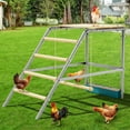 thumbnail image 1 of Chicken Perch for Coop with Swing & Ladder - Multi-Level Roosting Bars for Backyard Poultry, Fun Roost Toys for Hens and Chickens, Easy to Install Coop Accessories, 1 of 8