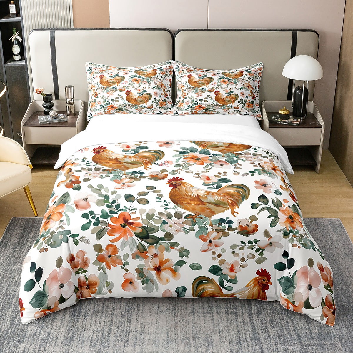 Funky Chicken Duvet Cover Set GFTOYC1804