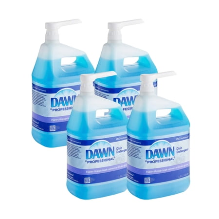 Chicken Pieces Dawn Professional Concentrate Liquid Detergent with Pump, 128 fl oz