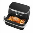 thumbnail image 1 of Chicken Pieces Ninja 11 qt Air Fryer, Black - Removable Divider, 1 of 10