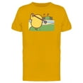 thumbnail image 1 of Chicken Playing Golf Cartoon T-Shirt Men -Image by Shutterstock, Male Medium, 1 of 2