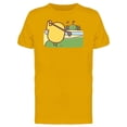 thumbnail image 1 of Chicken Playing Golf Cartoon Tee Men's -Image by Shutterstock, 1 of 2
