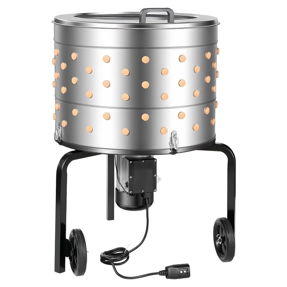 Chicken Plucker Machine, 25.6 in Drum, 1200W & 275RPM Electric Chicken Plucking