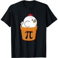 thumbnail image 1 of Chicken Pot Pi Shirt, Funny Math Day Gift T-Shirt, 1 of 5