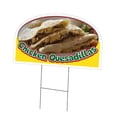 thumbnail image 1 of Chicken Quesadillas 12" x 16" Yard Sign & Stake | Advertise Your Business | Stake Included Double Sided Image | Made in The USA, 1 of 3