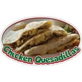 thumbnail image 1 of Chicken Quesadillas 24" Decal Concession Stand Food Truck Sticker, 1 of 2