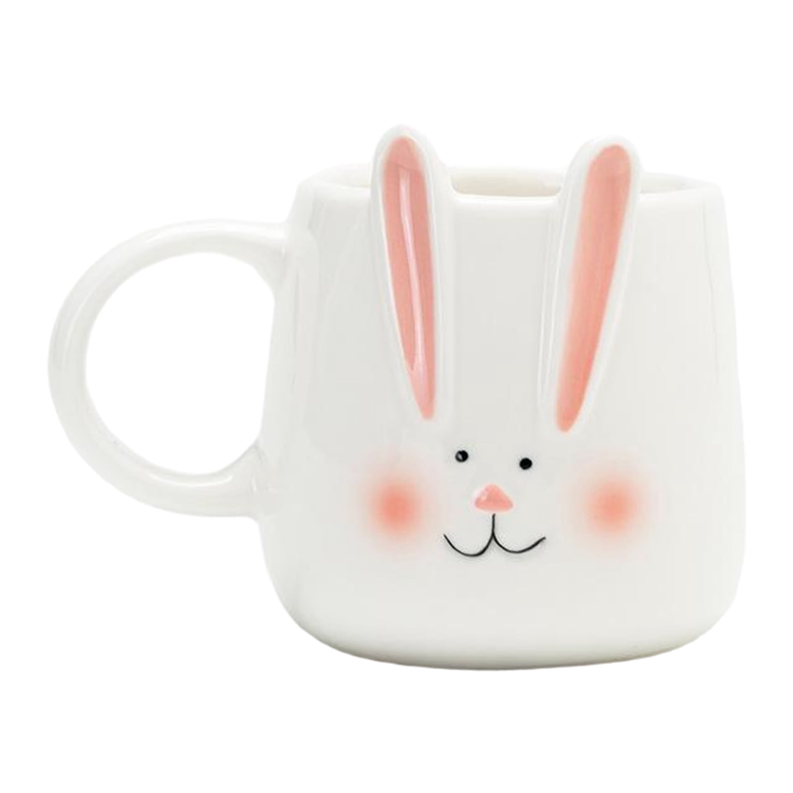 Chicken Rabbit Ceramic Egg Cups Multi Functional Egg Holder for Boiled ...