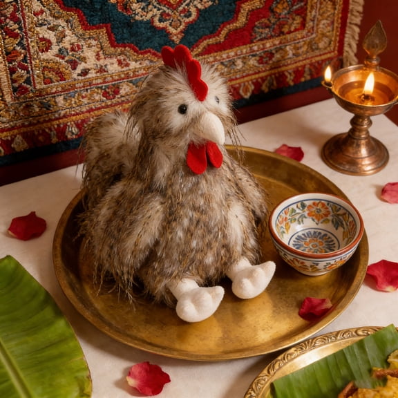 Chicken Rooster Stuffed Animal Plushie, Gifts for Kids, Wild Onez Wildlife Animals, Chicken Plush Toy 13.8 inches