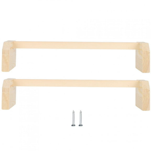 Chicken Roosting Bar With Comfortable Perching Space, Safe And Non-Toxic Wooden Material For Coops, Easy Installation Square Rod Design, Natural Color (Pack Of 2)