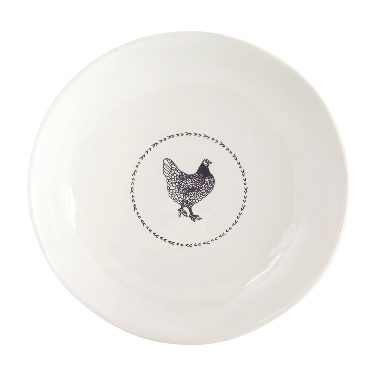 Chicken Round Platter (Set Of 2)
