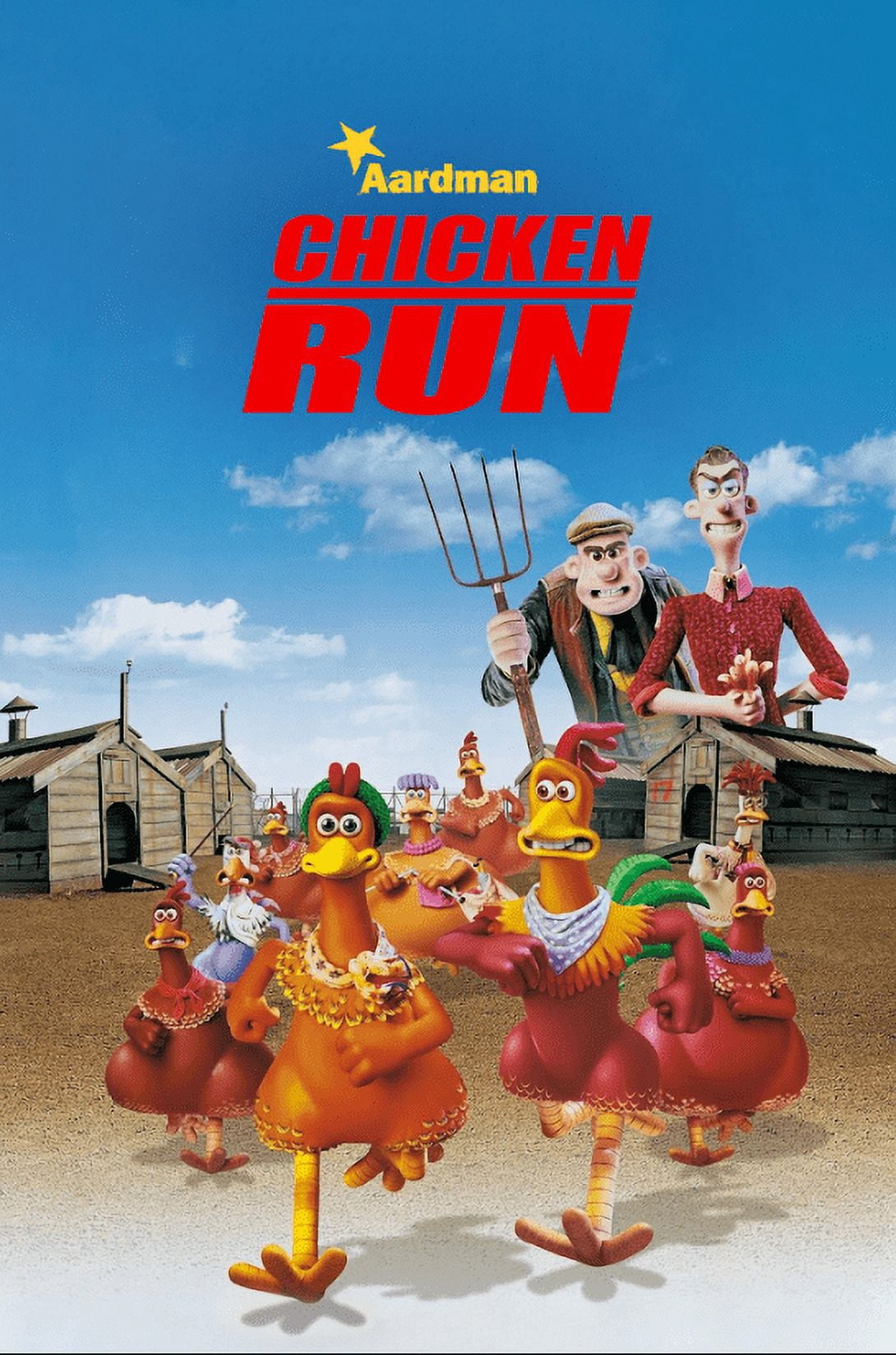 Chicken Run 2000 Movie Poster 24x36 | Animated Comedy Adventure ...