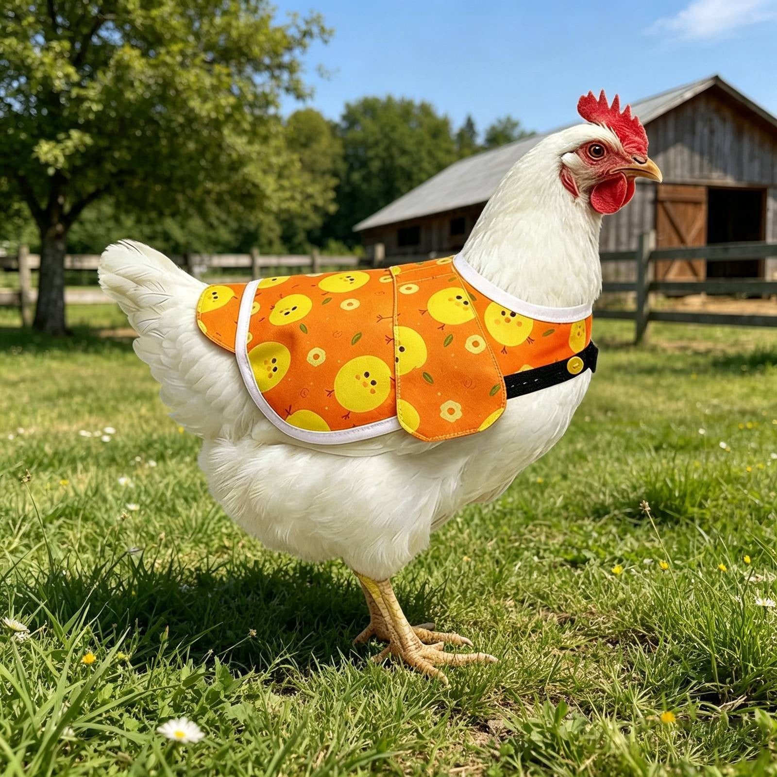 Chicken Saddle Apron For Hens Protective Wing Cover For Geese Poultry ...