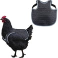 thumbnail interactive-video image 1 of Hen Chicken Saddle Apron – 1/3 Pack, Back Wing Protector For Pet Birds, Soft Fabric 1 of 4