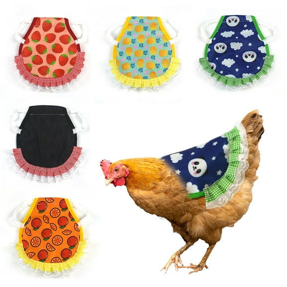 Chicken Saddle For Hens Waterproof Chicken Apron Poultry Protector Wing Back Feather Fixer Supplies