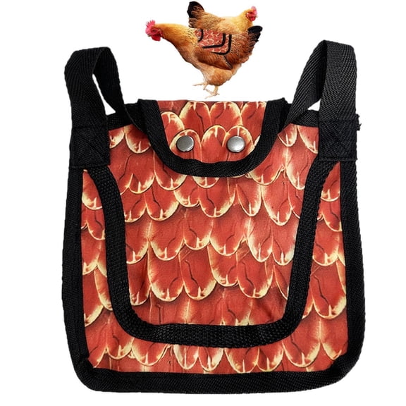 Chicken Saddle for Hens - Washable Poultry Saver | Chicken Apron Back Protector with Adjustable Strap - for Small Medium Large Poultry Outdoor Back Protection