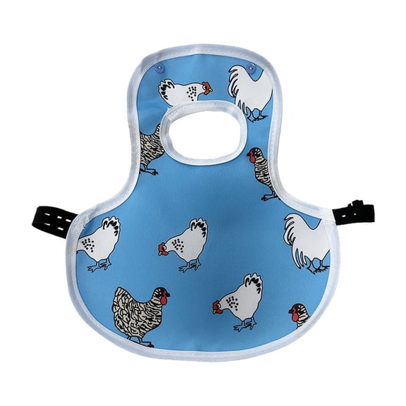 Chicken Saddle for Hens, Waterproof Chicken Aprons Back Protector for Hens, for Poultry Hen Feather Fixer Supplies Blue