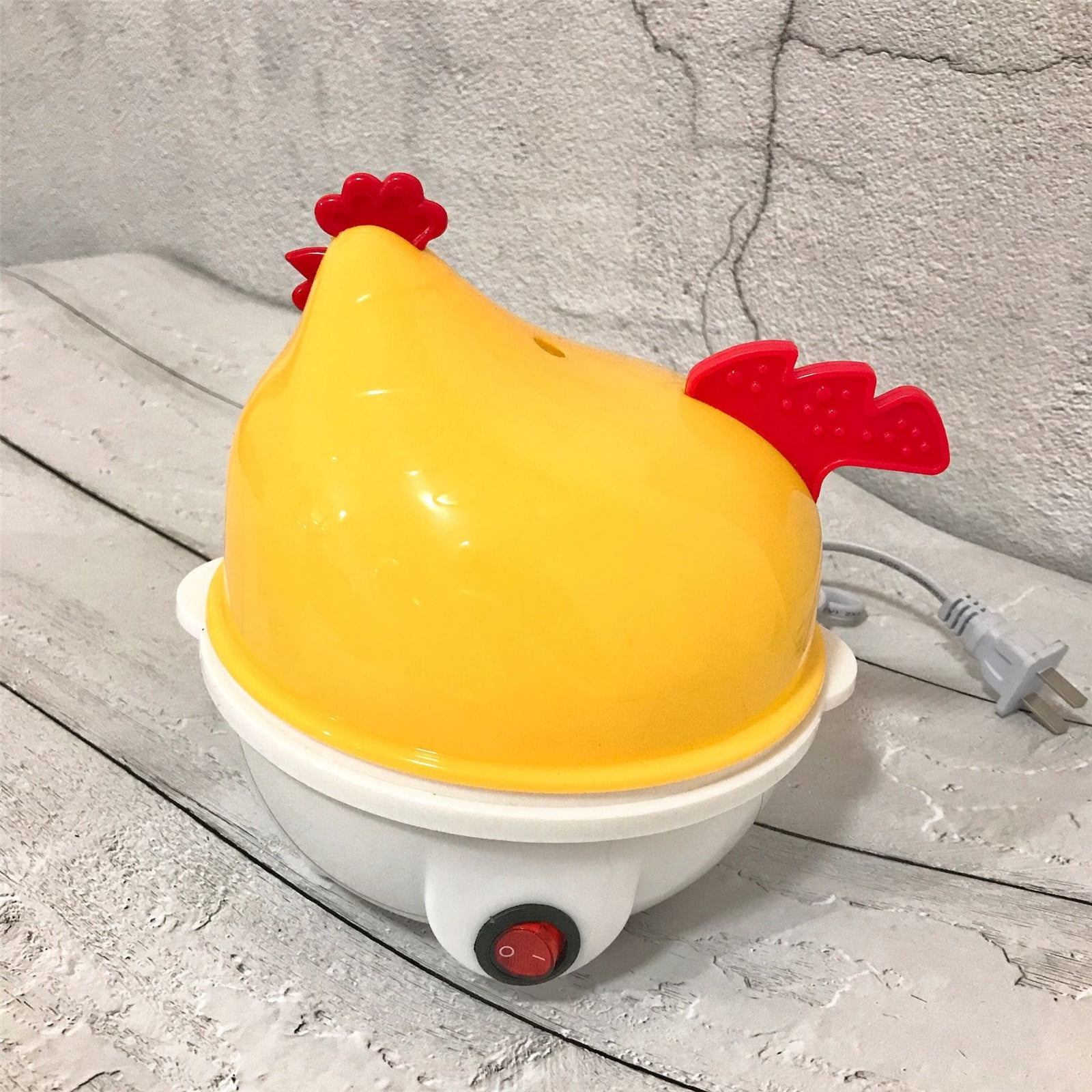 Chicken Shape Egg Cooker, 7 Eggs Capacity Boiler Steamer Poacher, Rapid Egg Cooker, 7 Egg Capacity Electric Egg Cooker, Multifunction Chicken Shape Rapid Egg Boiler