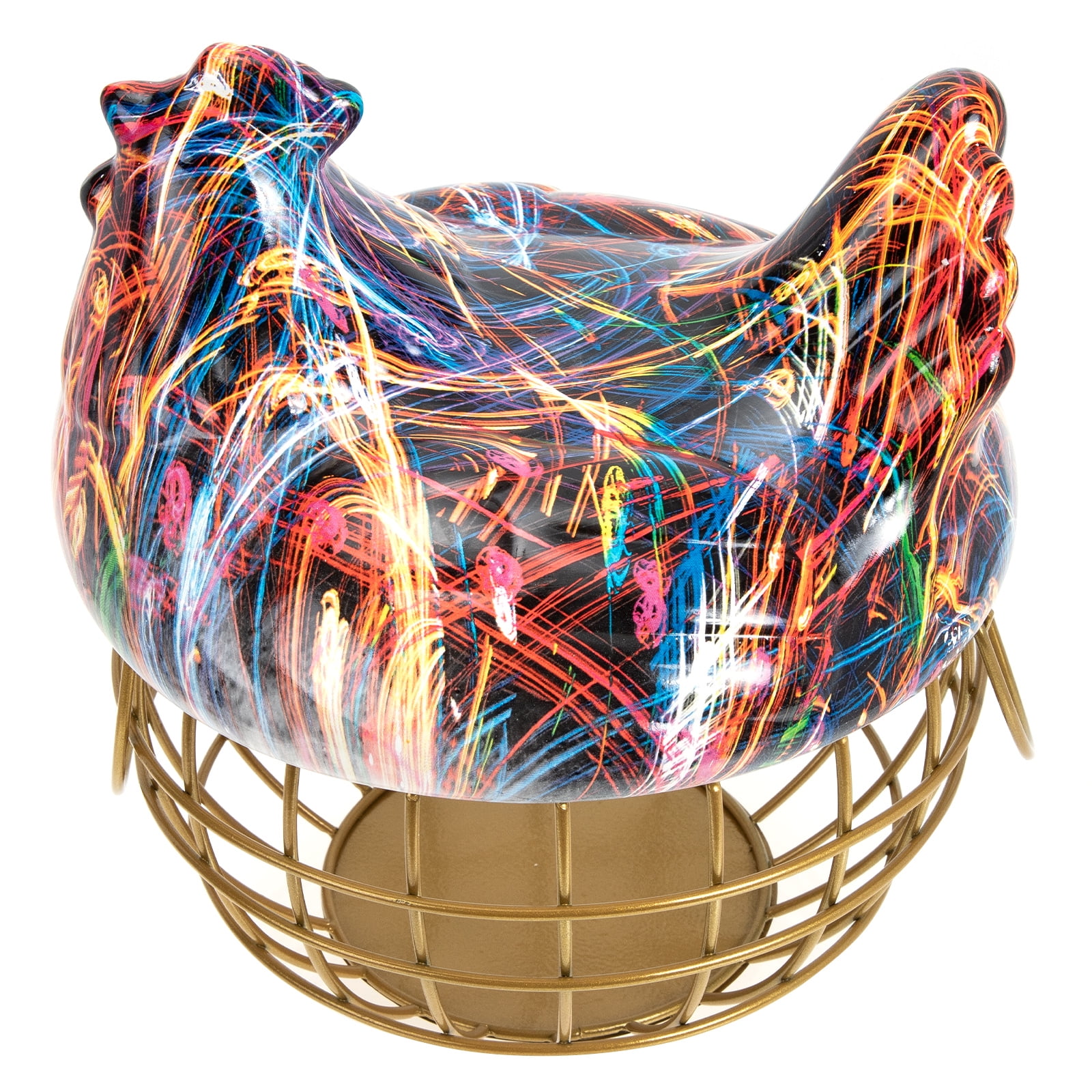 Chicken Shape Egg Storage Basket Organizer Egg Collecting Basket Egg