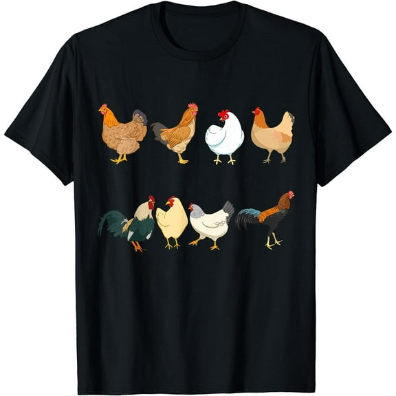Chicken Shirt Chicken Lovers Gifts Farmer Women Men Chicken T-Shirt