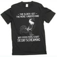 thumbnail image 1 of Chicken Shirt, Funny Rooster Shirt, Funny Chicken Shirt, Chicken Lover Gift, Farm Animal tee (Small Black), 1 of 6