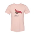 thumbnail image 1 of "Chicken Shirt, Super Chicken, Chicken Lover, Unisex, Sublimation T, Rooster Tee, Rooster Shirt, Funny Tees, Humor, Graphic Tee, Dad Shirt, Peach, LARGE", 1 of 1