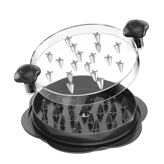 Chicken Shredder, 10" Pro Chicken Shredder Tool Twist Large for Kitchen Chicken Crusher, Suitable for shredding All Kinds of Meat Products, Black