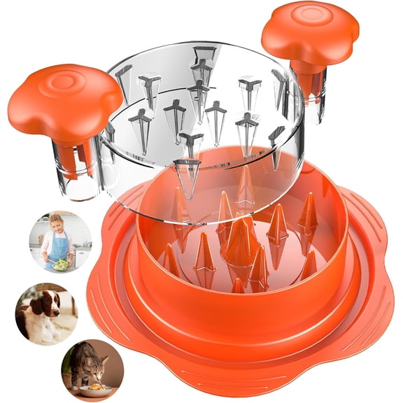 Chicken Shredder Large Chicken Breast Shredder Tool Twist with Brush&Fork, Visible Meat Shredder Machine, Anti-Slip Strip, Ergonomic Handle, BPA Free, Pork Beef Chicken