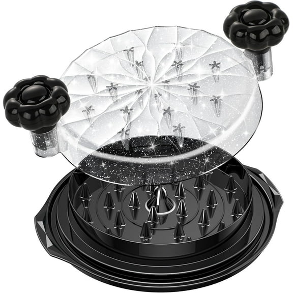 Chicken Shredder Large Chicken Shredder Tool Twist with Brush 10'' Pro Strong Anti-Slip Meat Shredders for Chicken Breast BPA Free Visible Meat Shredder Tool Twist Ergonomic Handle Black