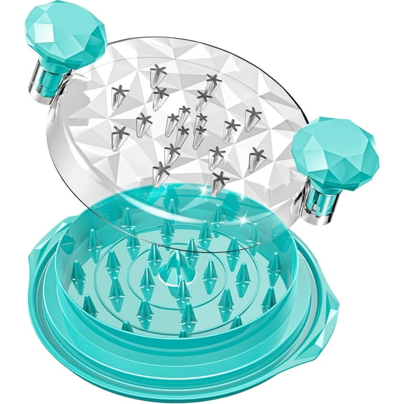 Chicken Shredder Large Chicken Shredder Tool Twist with Brush Ergonomic Handle Meat Shredder Stable Anti-Slip Meat Grinder BPA Free Dishwasher-safe Transparent Lid Orange