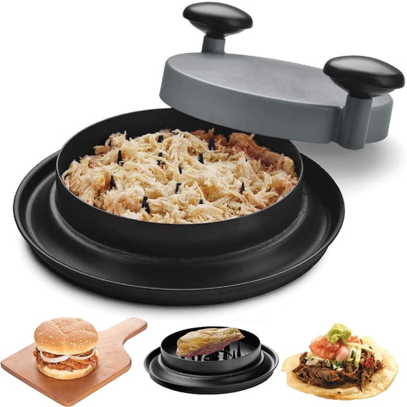 Chicken Shredder ShredMachine Meat Shredder Tool with Handles and Non-Skid Base for Ground Beef Pulled Pork and Chicken 20CM/7.9inch Safer Than Bear Claws for Shredding Meat