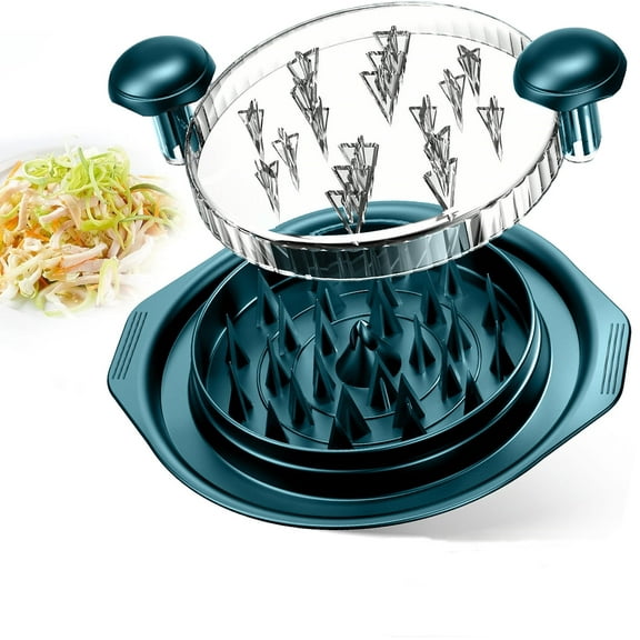 Chicken Shredder Tool Twist - 10" Large Meat Shredder Tool Twist, Visible Shredded Chicken Tool Chicken Breast Shredder, Ergonomic Handle, Dishwasher Safe, Anti-Slip,Suitable for Pork Beef Chicken