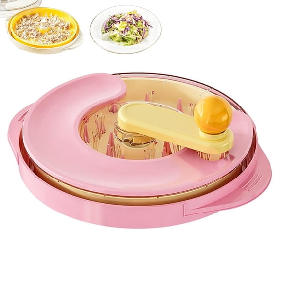 Chicken Shredder Tool Twist Large, Pro Meat Shredders for Chicken Breast, Visible Kitchen Grinder Machine with Anti Slip Base & Handle