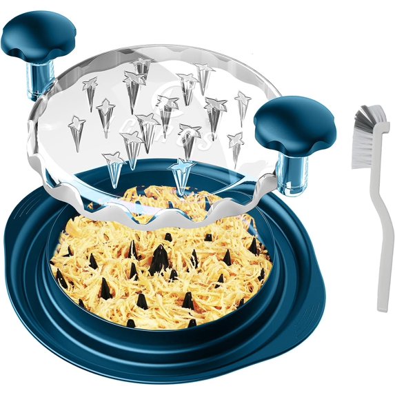 Chicken Shredder Tool Twist - Premium Heavy-Duty Plastic Meat Shredder for Effortless Shredded Chicken, meat chopper, Large Capacity, Heat-Resistant, Non-Slip, Easy to Use & Quick Shredding Tool