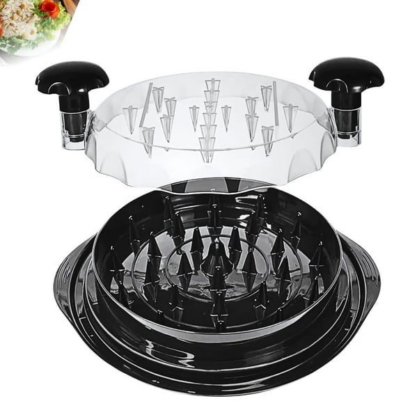 Chicken Shredder tool Twist Meat Grinder.Clear view 10.8'' Large Meat,Comfortable Handle,Heat Resistant,Dishwasher Safe,Easy To Use,Fork,& Brush,Meat Grinder.