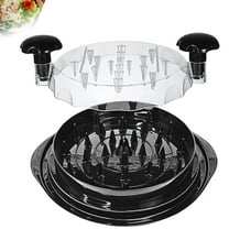 Chicken Shredder tool Twist Meat Grinder.Clear view 10.8'' Large Meat,Comfortable Handle,Heat Resistant,Dishwasher Safe,Easy To Use,Fork,& Brush,Meat Grinder.