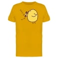thumbnail image 1 of Chicken Singing Cartoon T-Shirt Men -Image by Shutterstock, Male Medium, 1 of 2