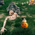 thumbnail image 1 of Chicken Skeleton Halloween,Halloween Skeleton Riding Rooster Yard Decoration,Chicken Skeleton Stakes Halloween Decoration,2d Metal Yard Sign with Stakes,Realistic Ornament for Outdoor Lawn Garden, 1 of 6