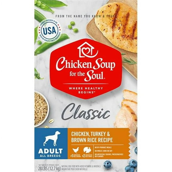 Chicken Soup No.28 Chicken Turkey & Brown Rice Recipe Adult Dog Food