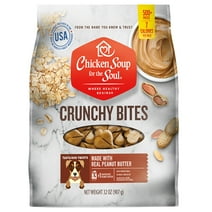 Chicken Soup for the Soul Crunchy Bites Dog Treats - Peanut Butter Biscuits, 32oz