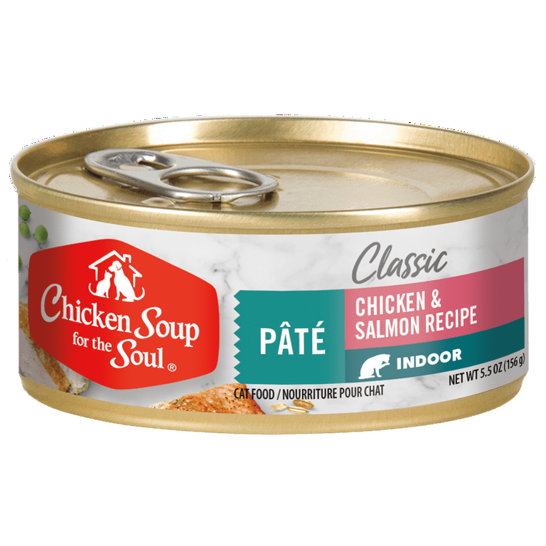 Chicken Soup for the Soul Indoor Chicken Salmon Pate Wet Cat