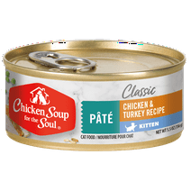 Chicken Soup for the Soul Kitten - Chicken & Turkey Recipe Pate Wet Cat Food, 5.5-oz, Case of 24