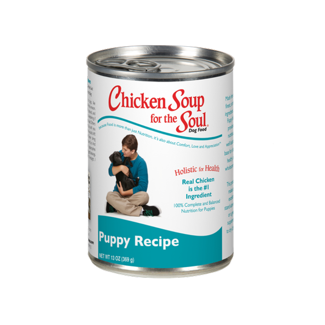 Chicken Soup for the Soul Puppy Canned Dog Food, 13.0 oz., Case of 12
