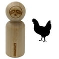 thumbnail image 1 of Chicken Standing Solid Rubber Stamp for Scrapbooking Crafting Stamping - Small 3/4 Inch, 1 of 7