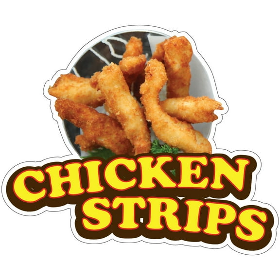 Chicken Strips 8" Decal Concession Stand Food Truck Sticker
