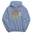 thumbnail image 1 of Chicken Strips And Fries Humor Graphic Light Blue Men's Crewneck Sweatshirt Hoodie, 1 of 1