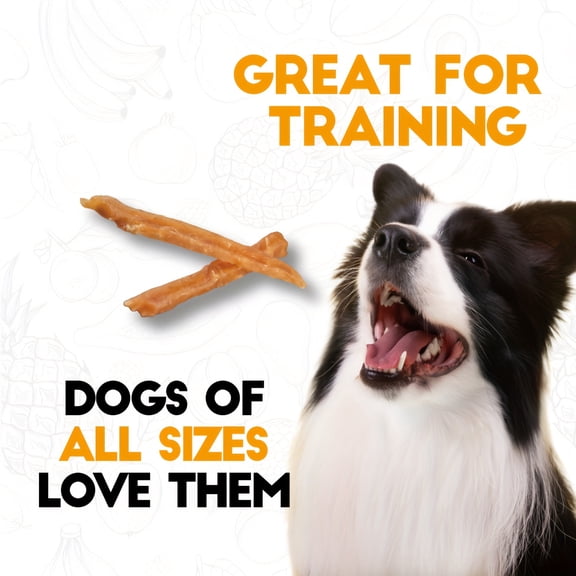 Chicken Strips for Dogs, Dehydrated Real Meat Dog Treats Chicken Sticks Dog Jerky Treats, Easy to Digest, Rawhide Alternative, Nutrient-Rich Chicken Jerky Dog Treats
